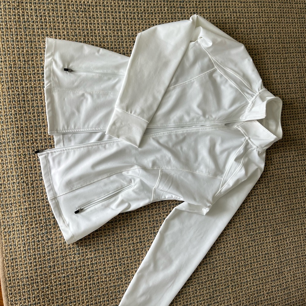 White Fila jacket